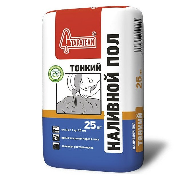 Наливной пол Старатели Тонкий, 25 кг