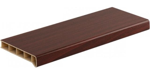 Подоконник ПВХ Moeller (махагон матовый), ширина 40 см
