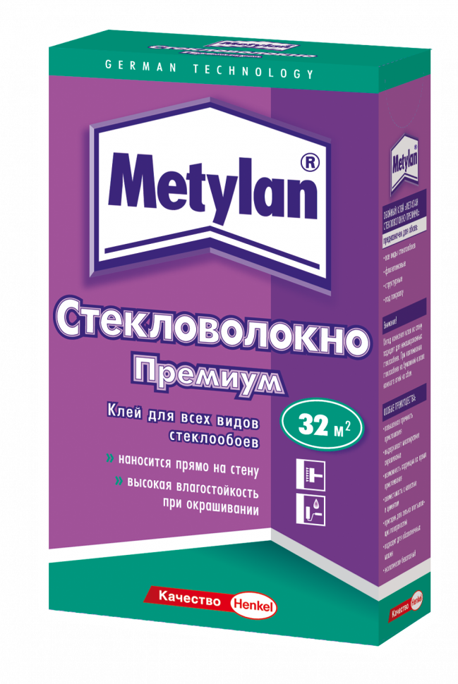 Обойный клей Metylan Стекловолокно Премиум, 500 г