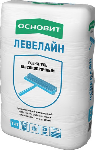 Ровнитель для пола высокопрочный Основит Левелайн T47, 25 кг
