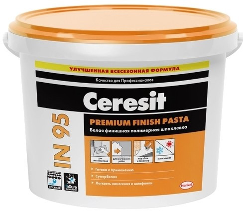 Шпатлевка готовая финишная Ceresit IN 95 Зима, 25 кг