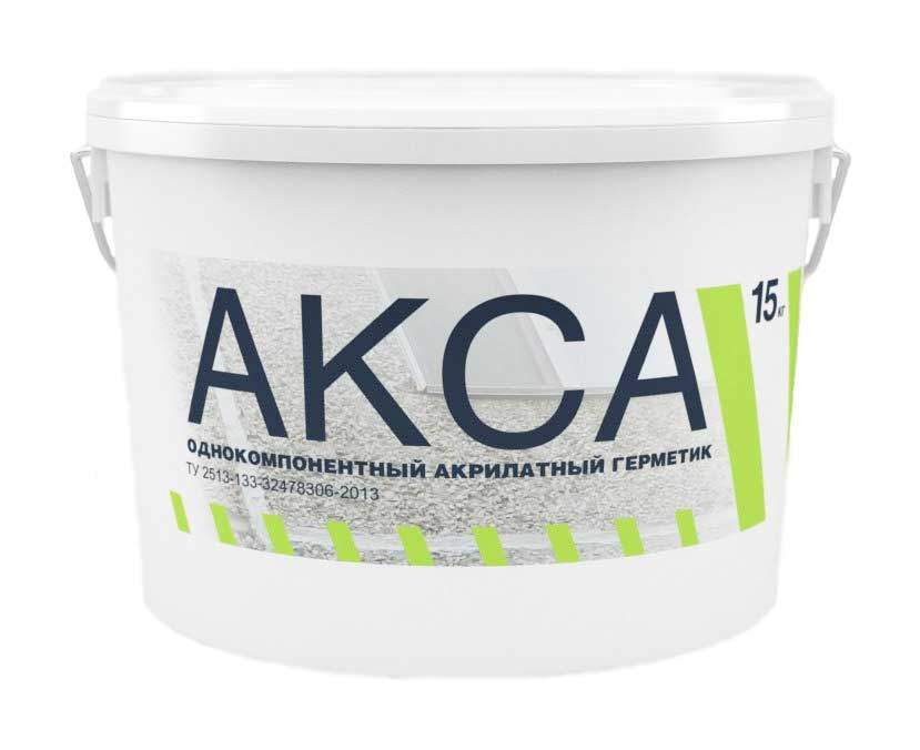 Герметик акрилатный Сазиласт Акса 11, 15 кг
