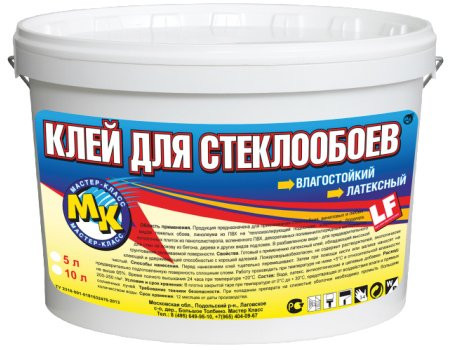 Клей для стеклообоев Мастер Класс КДСО, 10 л