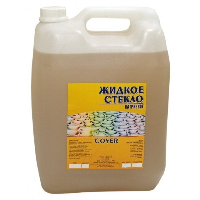 Жидкое стекло Cover, 10 л