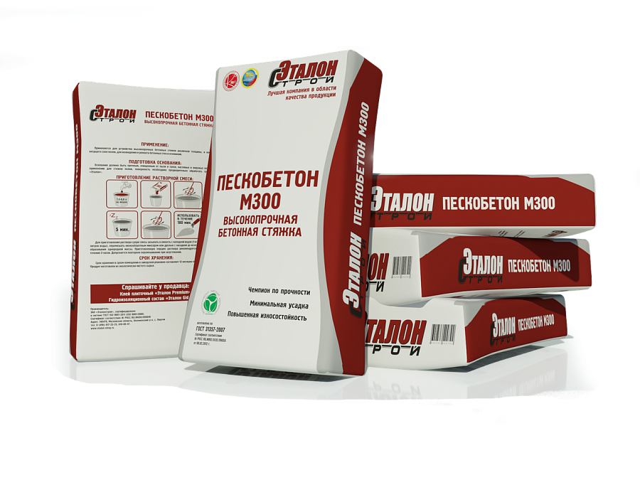 Пескобетон Эталон М300, 40 кг