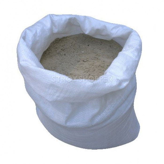Песок речной, мешок 50 кг