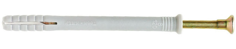 Дюбель-гвоздь с потайным бортиком Tech-Krep SM-L, 10х120 мм (50 шт)