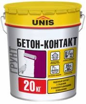 Грунтовка для бетона Unis Бетон-контакт, 20 кг