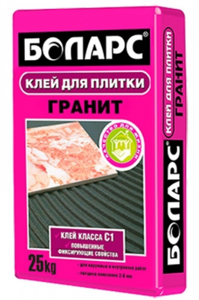 Клей для плитки Боларс Гранит, 25 кг